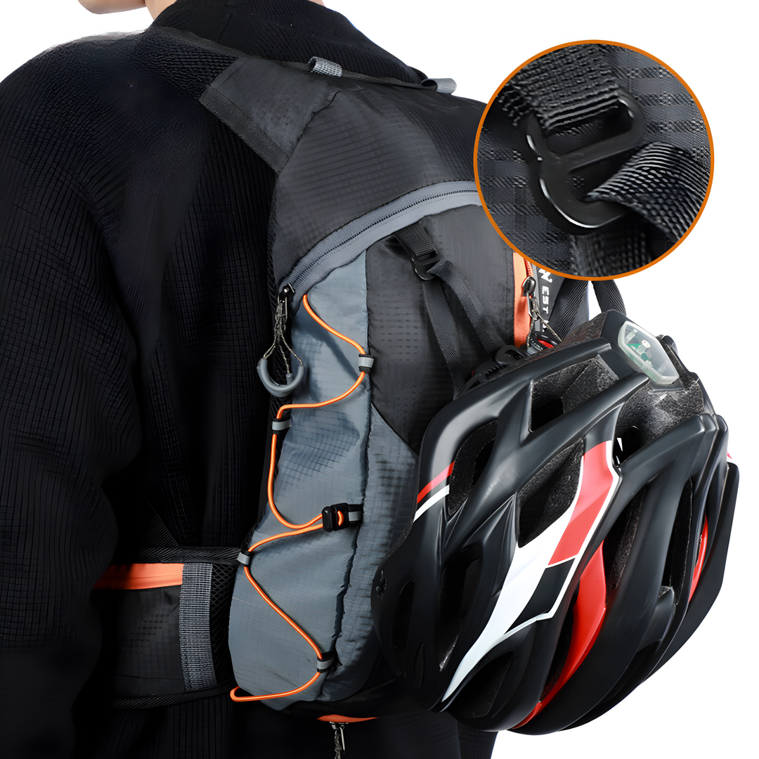 Durable hiking hydration backpack, waterproof and comfortable for challenging trail adventures.