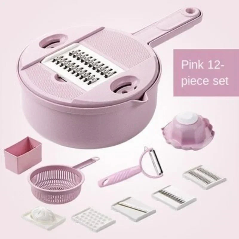 Unisex multifunctional vegetable slicer & chopper, a versatile kitchen accessory for all your food prep needs.