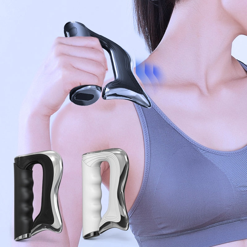 Unisex myofascial release therapy device for deep muscle pain relief & fitness recovery. Portable massager.