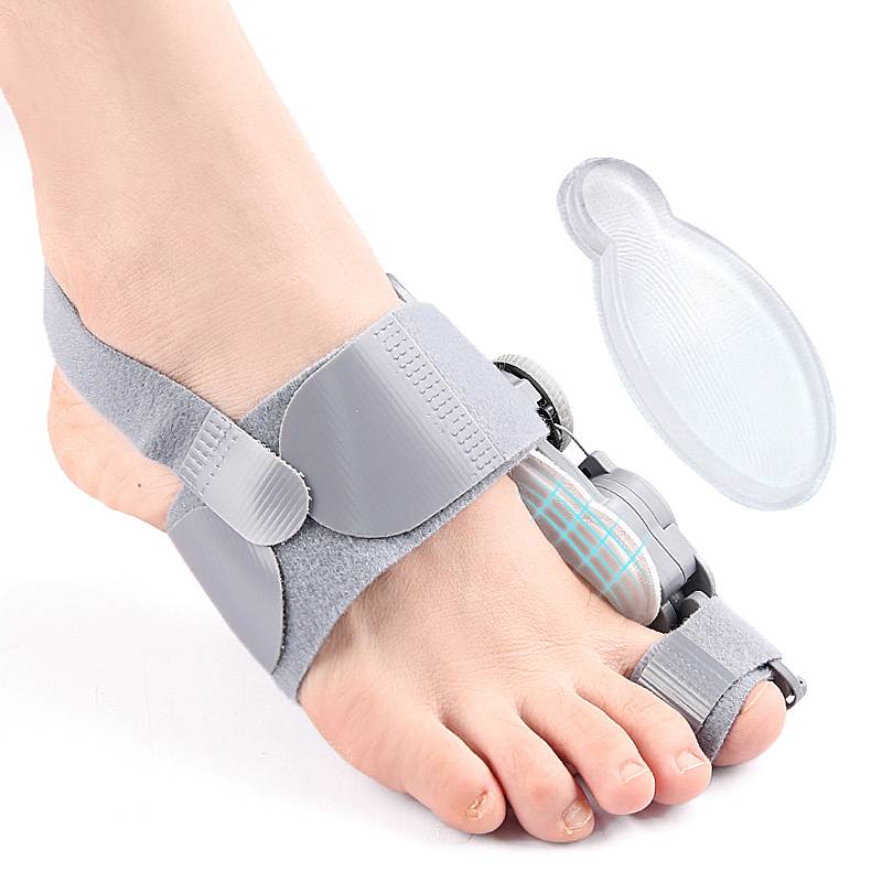 Essential foot care bunion corrector toe spacer for reducing pain & improving toe alignment.