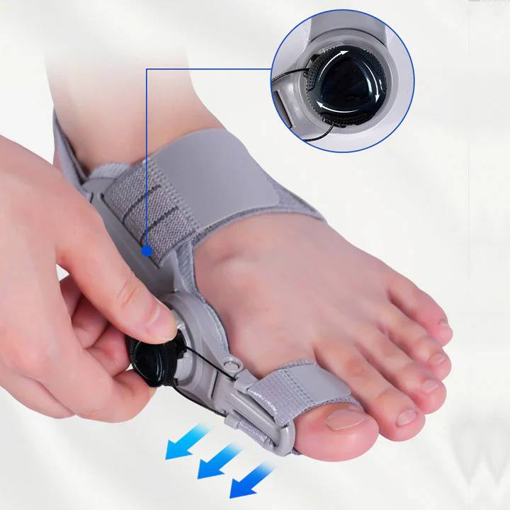 Unisex day & night bunion corrector toe spacer for comprehensive foot pain relief & realignment.