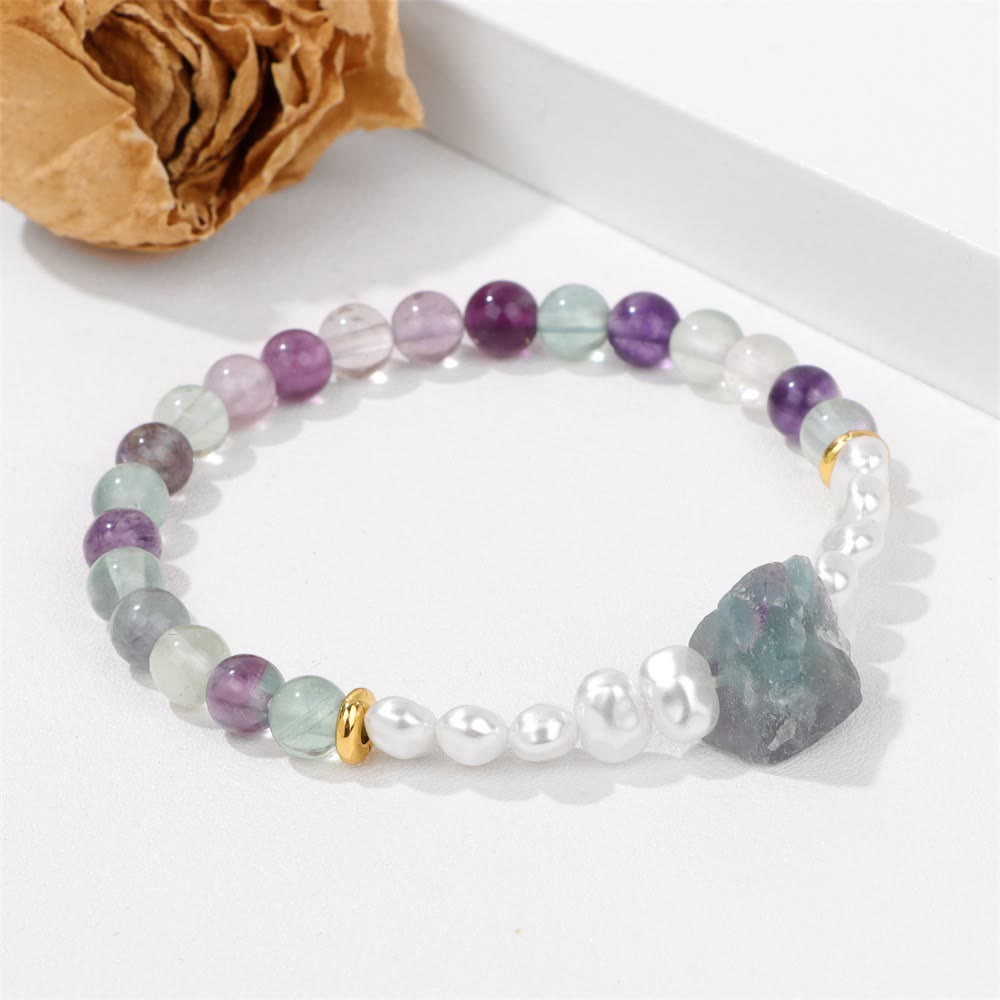 Dainty crystal bracelet, healing gemstones, a beautiful gift for him or her.