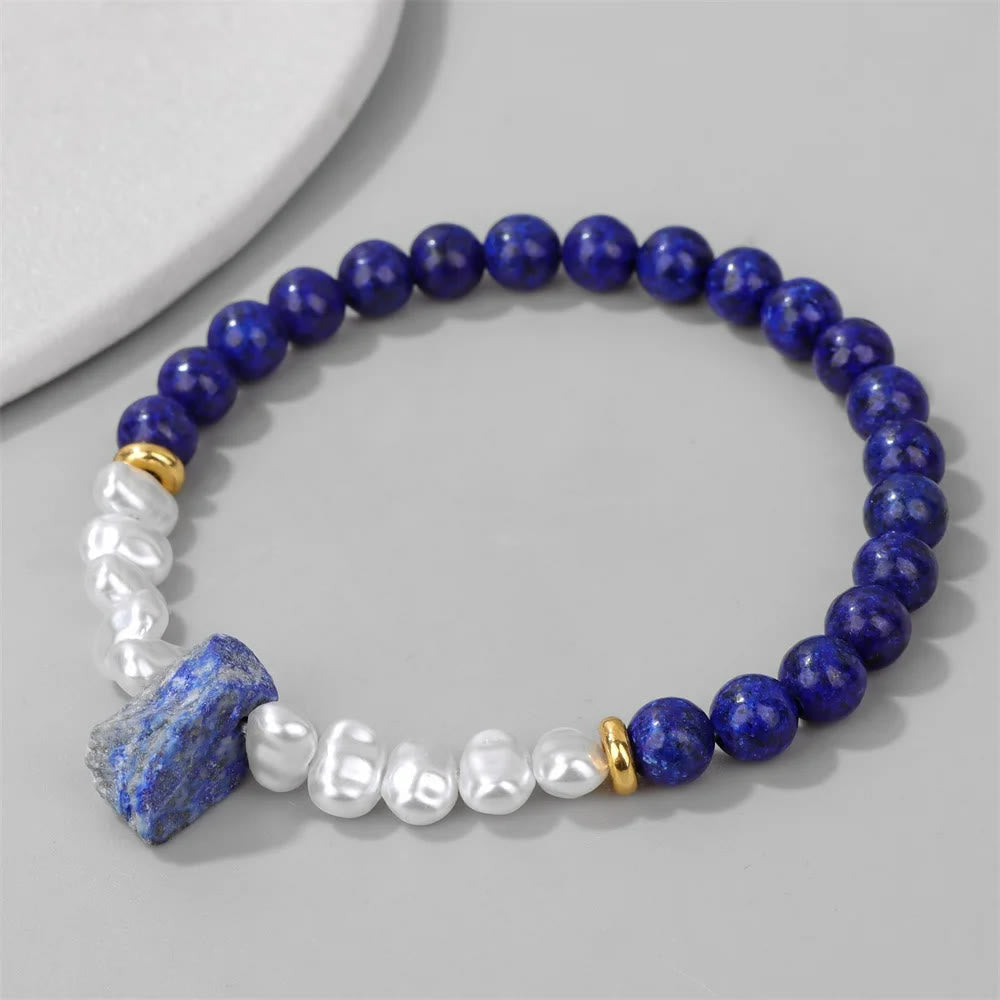 Spiritual healing crystal bracelet, natural stone, with an adjustable comfortable fit.
