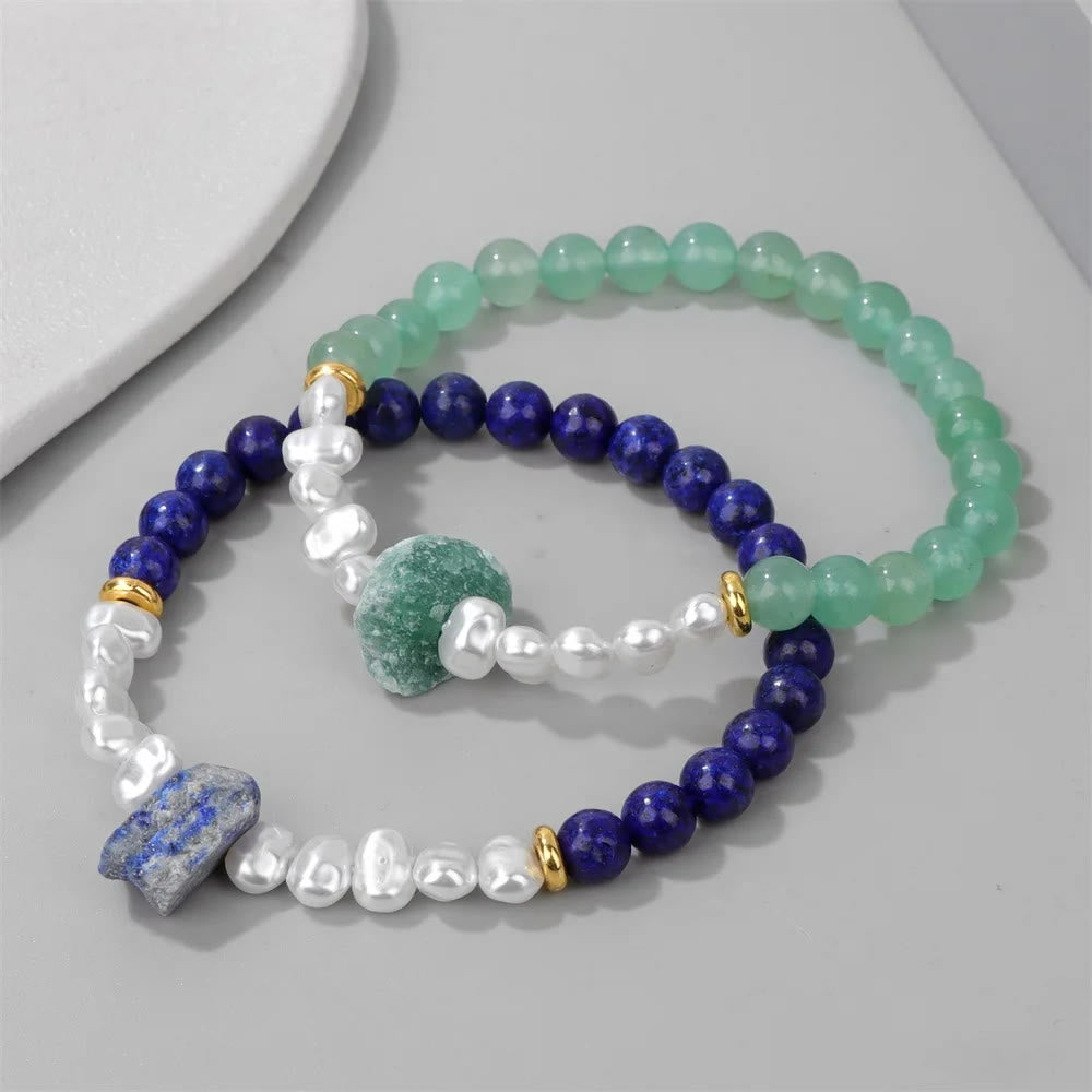Elegant natural crystal bracelet, adjustable, spiritual and calming presence.