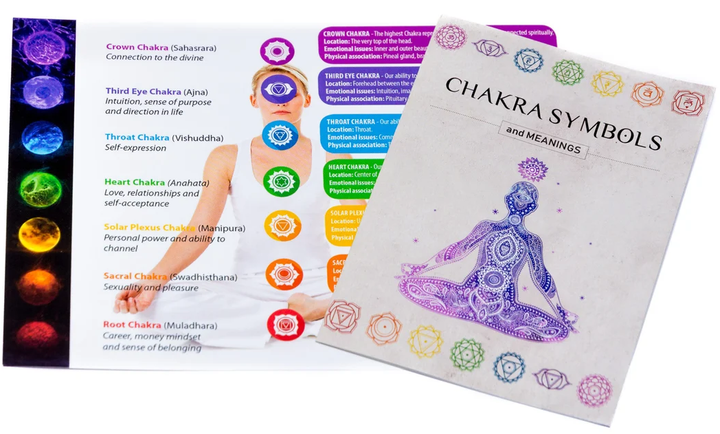 Chakra healing bracelet with natural crystal gemstones for meditation and spiritual energy balance. Unisex design.