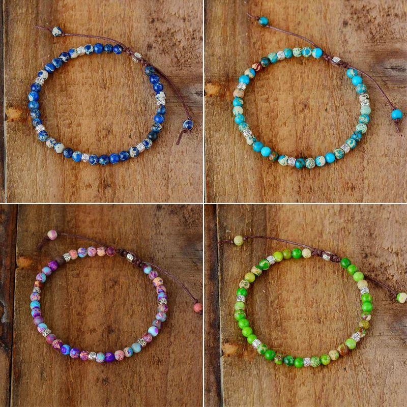 Unisex handmade jasper bracelet, a powerful energy accessory for meditation and yoga