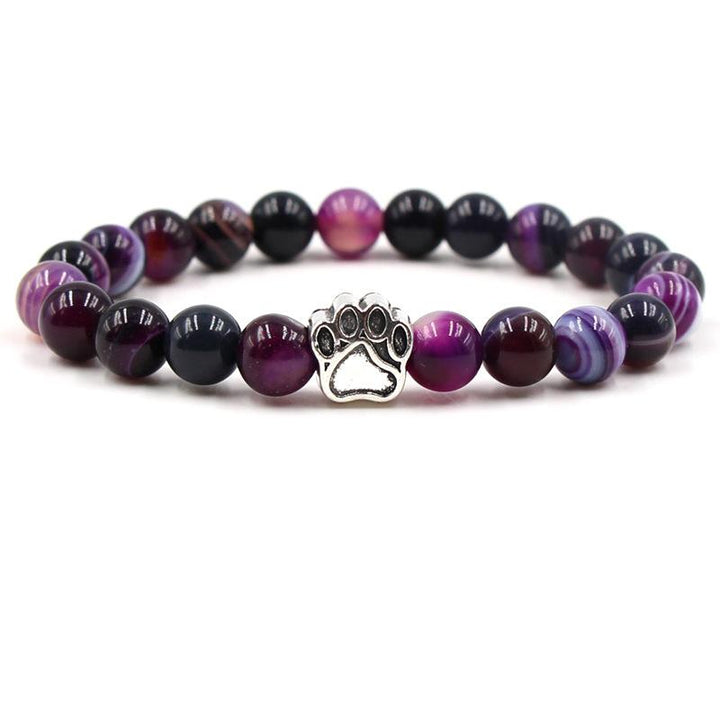 Unisex natural lava stone bracelet for grounding energy. Earthy gemstone for spiritual balance.