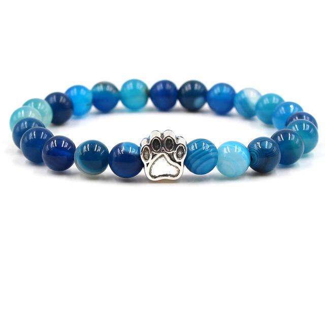 Grounding unisex lava stone essence bracelet. Natural gemstone for spiritual energy and balance.
