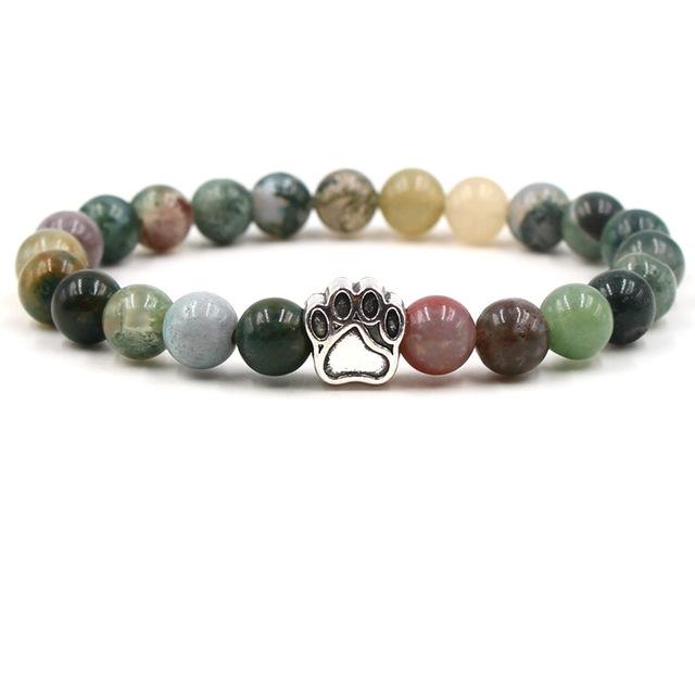 Authentic natural lava stone bracelet, unisex, provides grounding energy & spiritual connection.