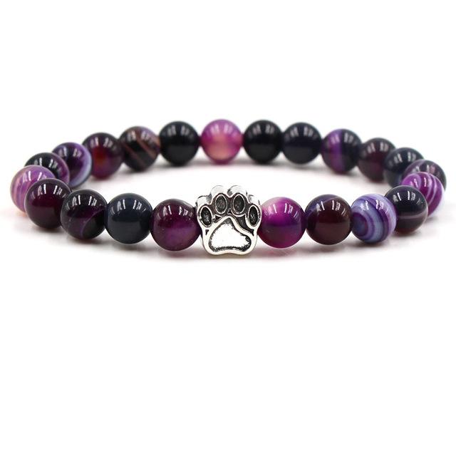 Unisex natural lava stone essence bracelet. Earthy gemstone for spiritual grounding and positive energy.