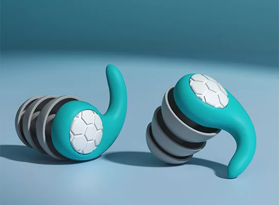 Ultra-soft silicone earplugs for comfortable, all-night noise cancellation & restful sleep. Reusable.