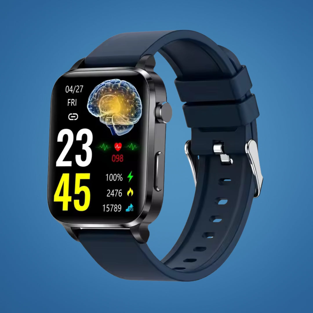 Unisex Non-Invasive Diabetes Smartwatch for pain-free glucose monitoring. Track blood sugar & health with wearable tech.