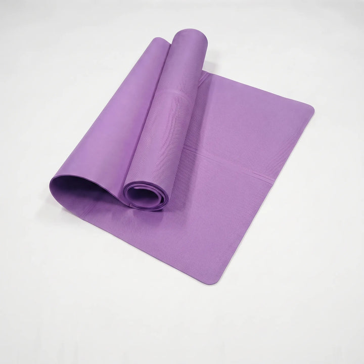 Comfortable EVA foam fitness mat, non-slip for yoga, pilates, & daily exercise. Supports all routines.
