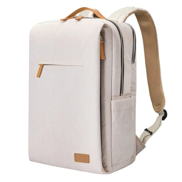 Unisex Nova laptop backpack with integrated USB charging port, ideal for travel, work, and daily commute.