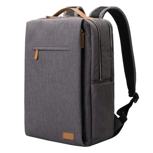 Nova laptop backpack with padded compartment, external USB charging port, and multiple pockets for organization.