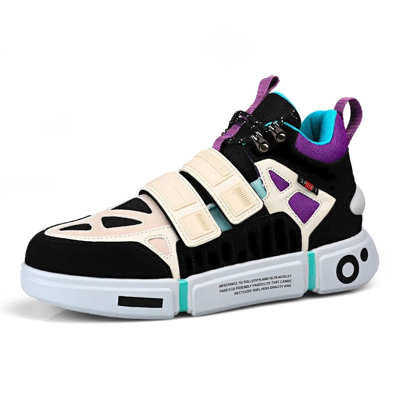 Sleek Novar performance sneakers. Unisex design, shock-absorbing comfort, and contemporary street style.