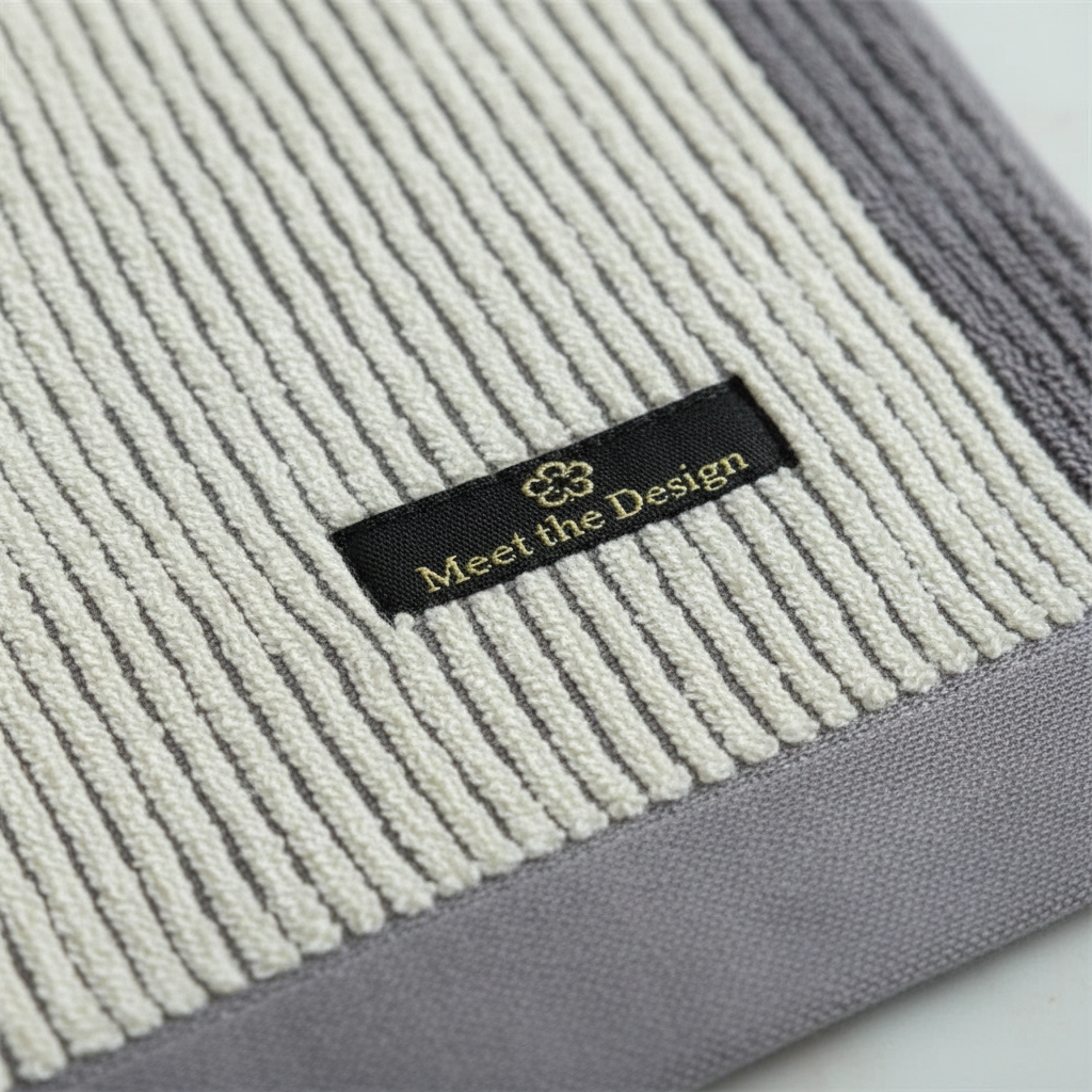 Eco-friendly organic cotton bath towel for comfortable and absorbent bathroom textile use