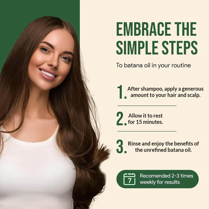 Unisex Organic Batana Oil: an anti-hair loss & hair repair solution for all. Natural growth & healthy scalp care.
