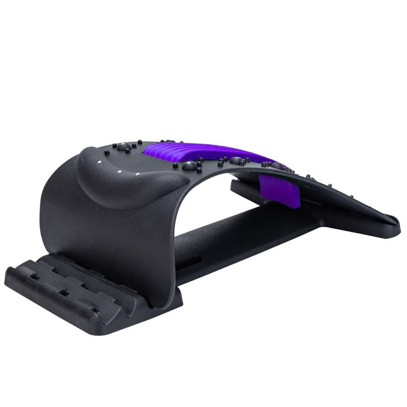 Home use orthopedic back & neck stretcher for stress relief. Spinal support tool for muscle relaxation & pain.