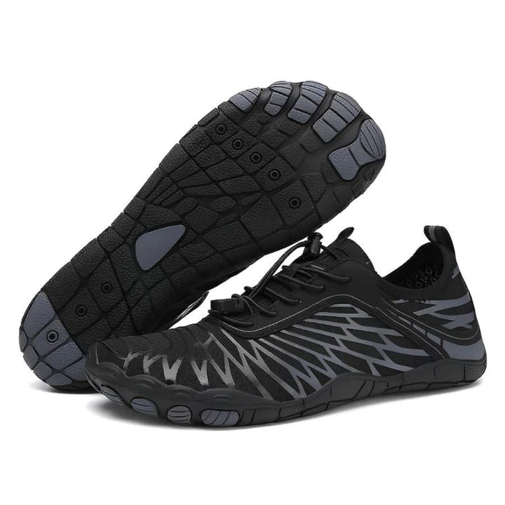 Breathable unisex barefoot shoes with wide toe box, promoting natural walking and optimal foot health.