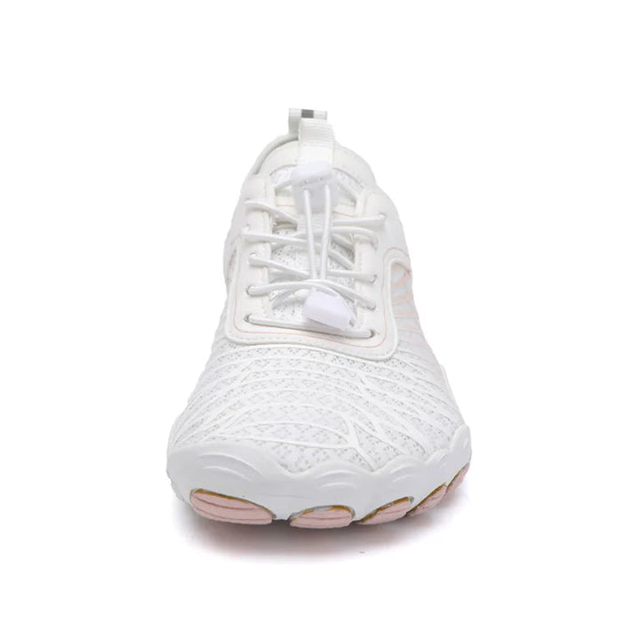 Breathable, comfortable unisex barefoot shoes for daily wear, supporting natural foot movement & wellness.