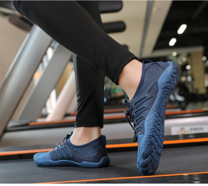 Unisex Orthopedic Barefoot Shoes for natural pain relief, comfortable walking & foot health.