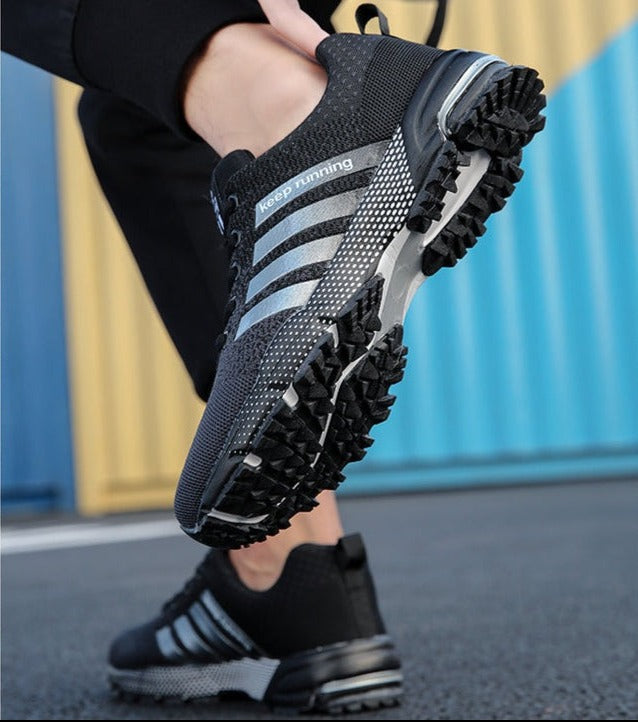 Unisex activewear comfort sneakers, featuring orthopedic support & air cushioning for pain relief.