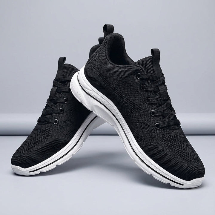 Unisex Orthopedic Comfort Sports Shoes, Perry, in black, ideal for walking and active wear