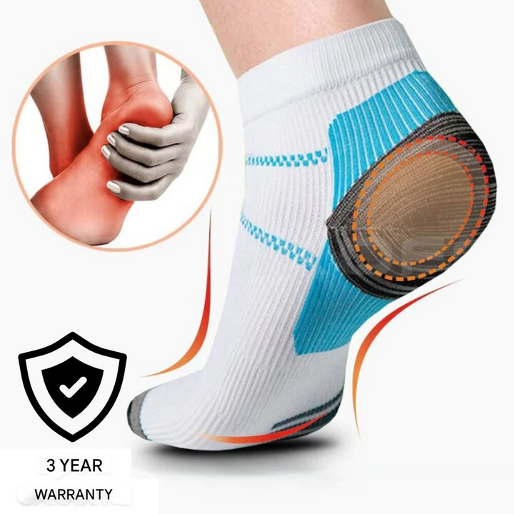 Comfortable VitalStep orthopedic compression socks, reducing swelling & boosting circulation for healthy feet.