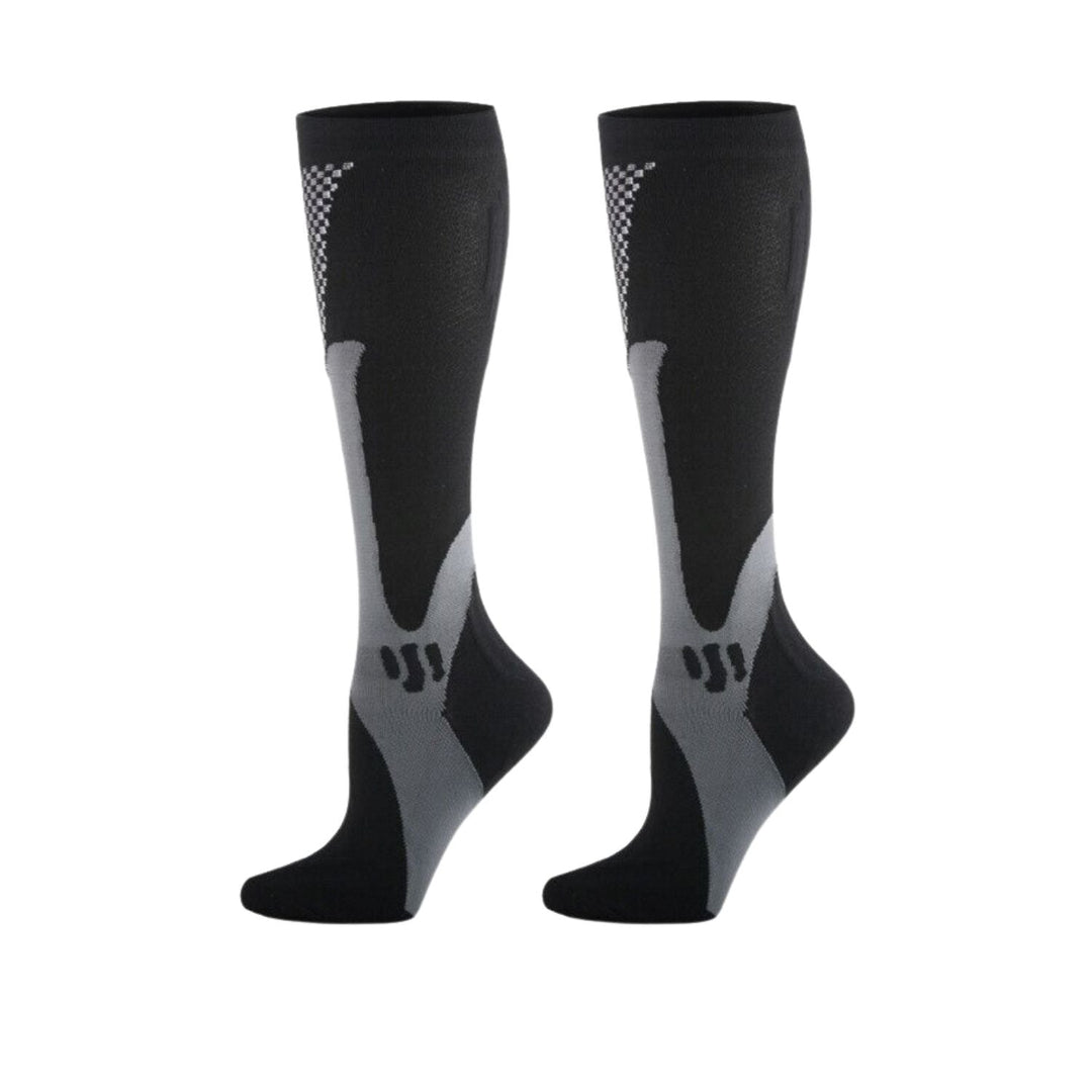 Unisex orthopedic compression socks for leg support, improved circulation & daily comfort.