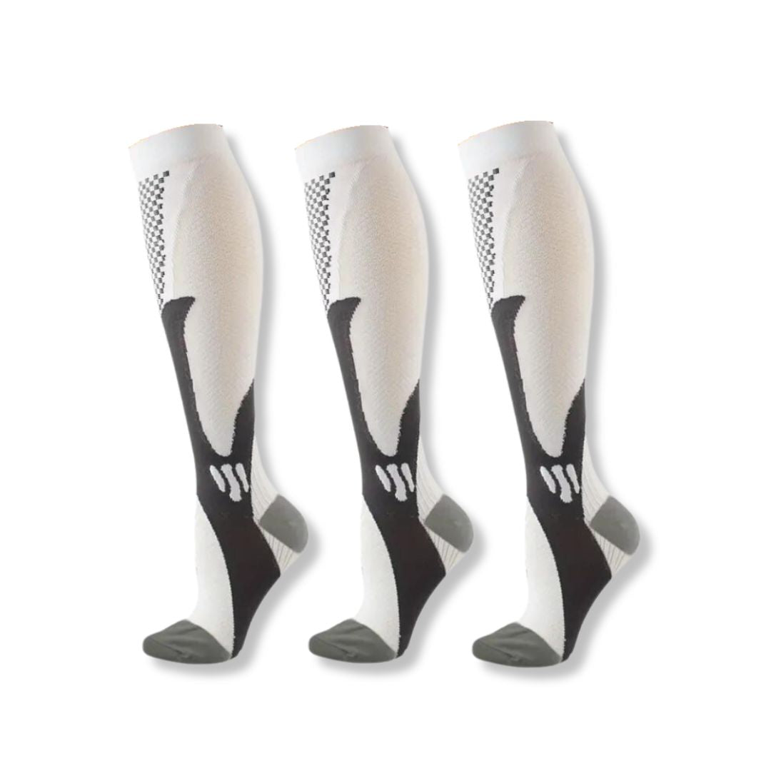 Medical-grade orthopedic compression stockings, ideal for varicose veins, leg support & recovery.