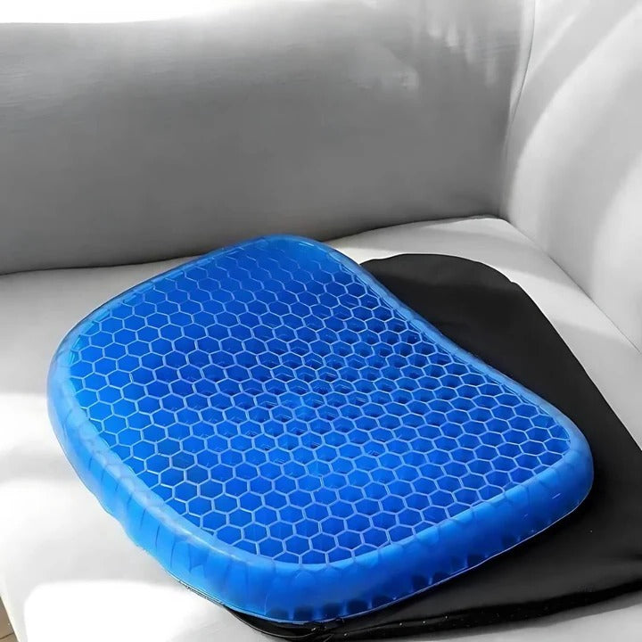 Unisex Orthopedic Gel Seat Cushion for ultimate back & tailbone pain relief, perfect for office, car, wheelchair.