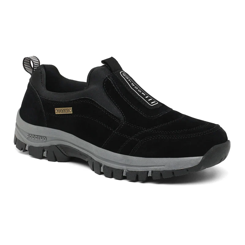 Supportive orthopedic hiking shoes for men & women, offering arch support & foot pain relief.