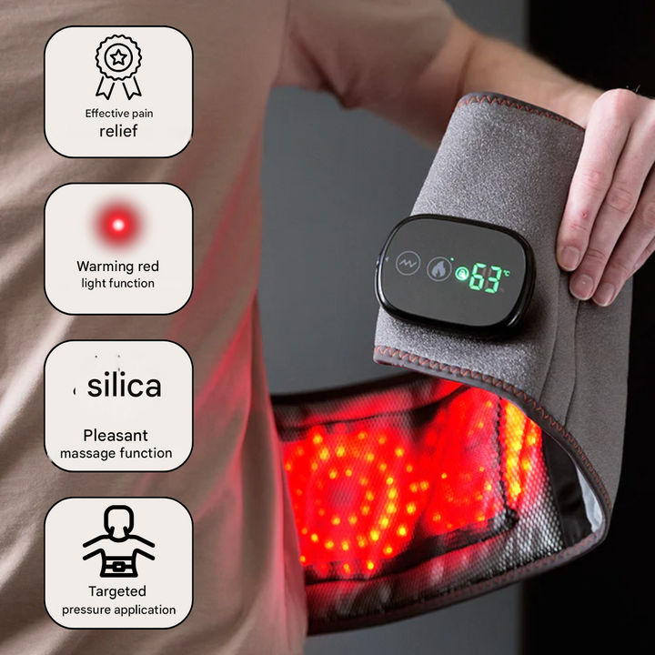 ThermaLum infrared back support band, an orthopedic solution for lower back pain & posture enhancement.