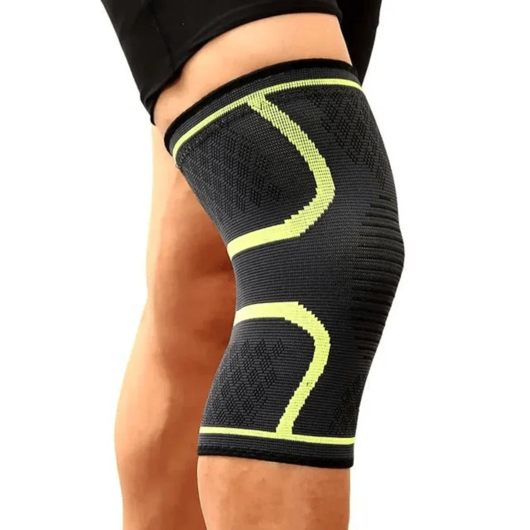 Unisex orthopedic knee brace providing firm support for all activities & pain relief.