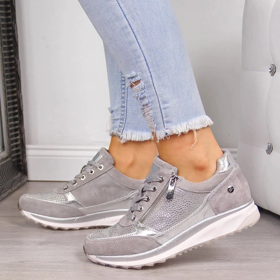 Close-up of orthopedic leisure shoes sole, showing advanced arch support for ultimate walking comfort.