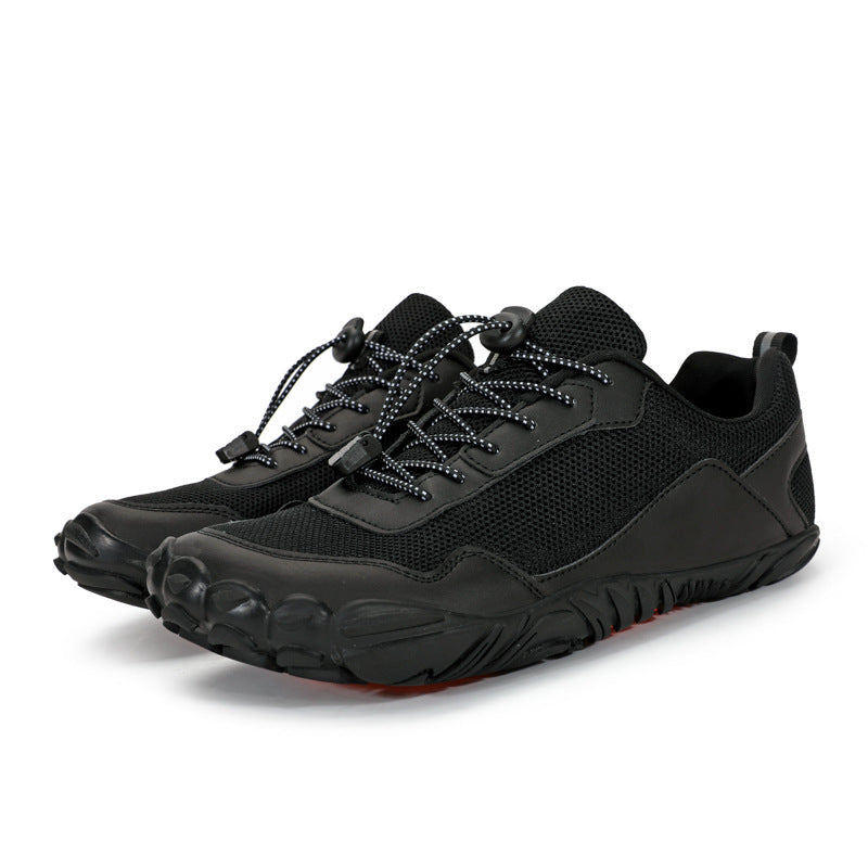 Durable unisex hiking trainers, non-slip, orthopedic features & wide toe box for comfortable trail adventures.