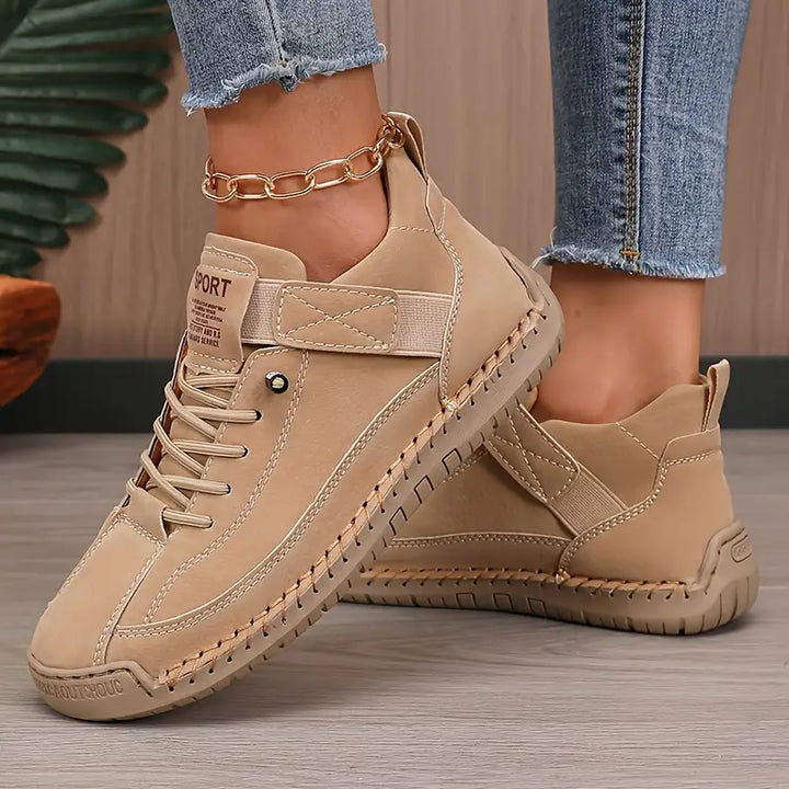Orthopedic slip-on sneakers designed for pain relief and all-day comfort.