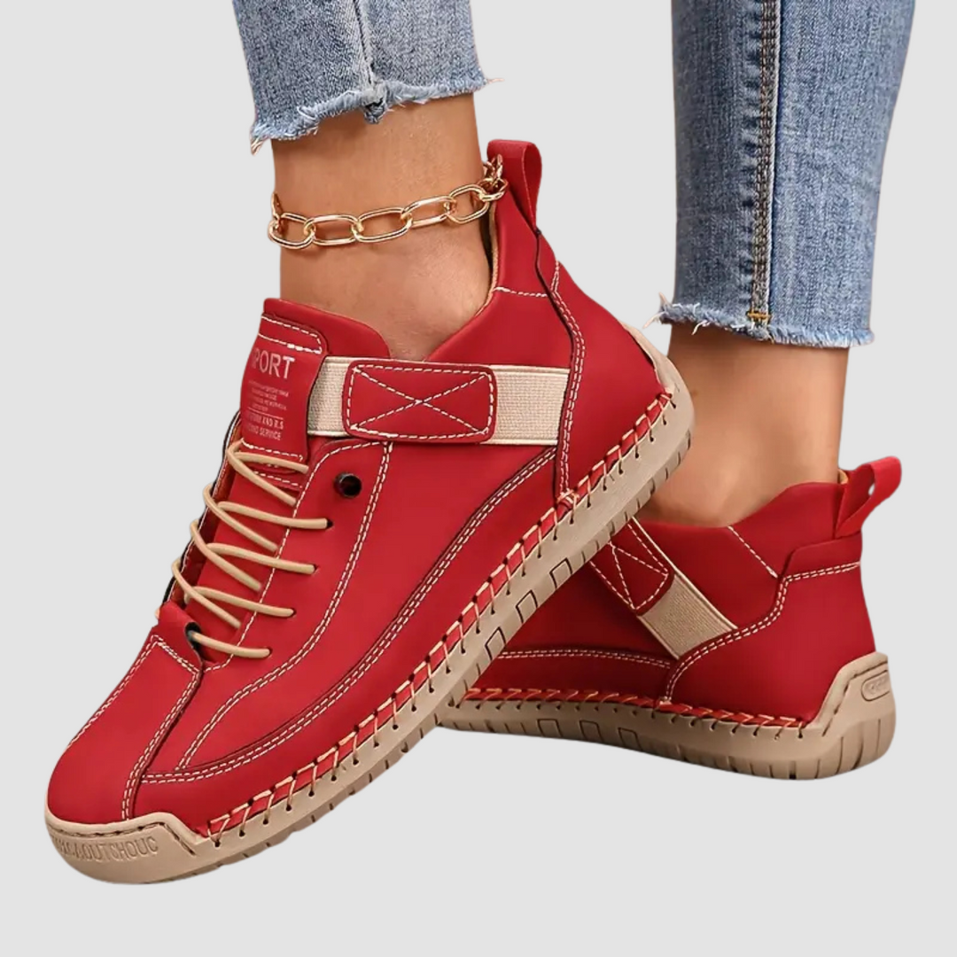 Casual unisex comfort sneakers with orthopedic arch support for prolonged wear.