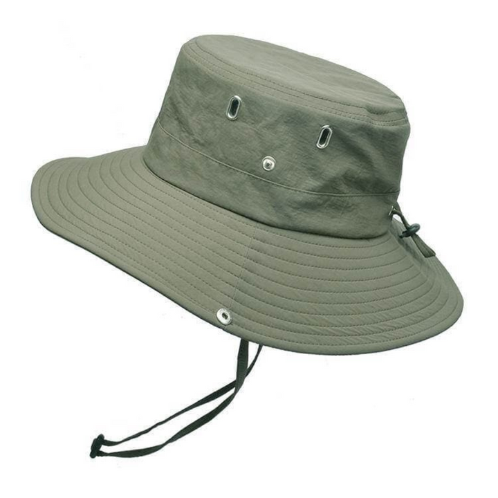 Unisex outdoor bucket hat with UPF 50+ UV protection for sun-safe adventures.