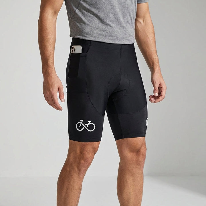 Breathable Darrell cycling shorts for men and women, featuring protective padding
