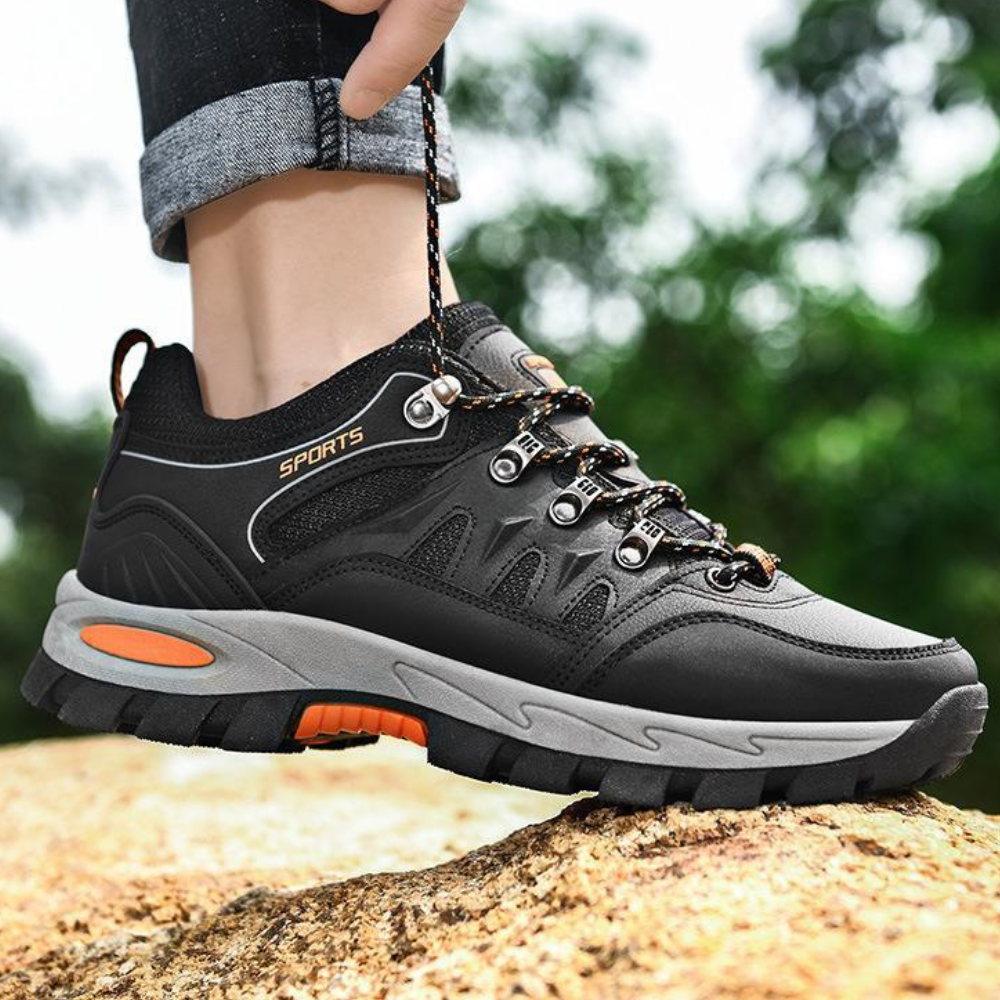 PeakTrail adventure gear: unisex hiking shoes, ultimate comfort, stable grip for demanding outdoor trails.