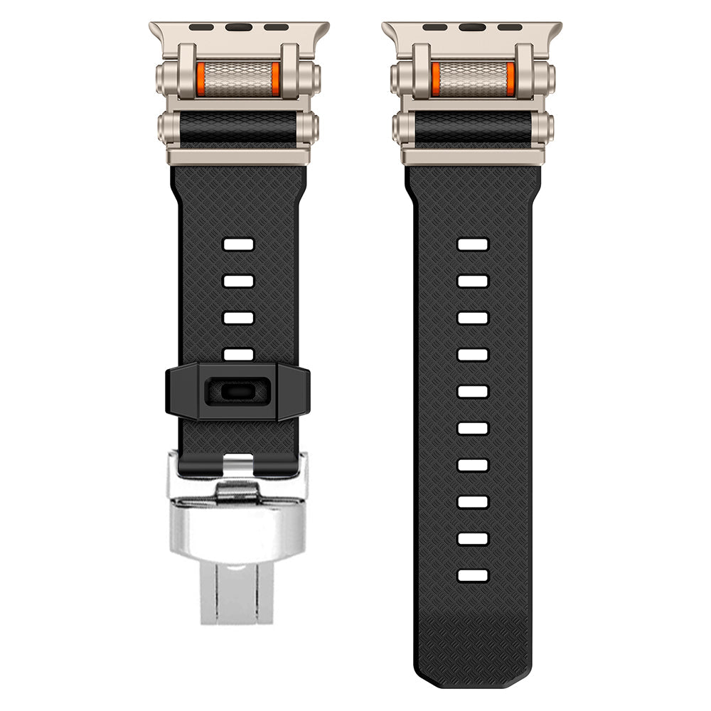 Smartwatch accessory: comfortable & durable silicone strap for unisex users.