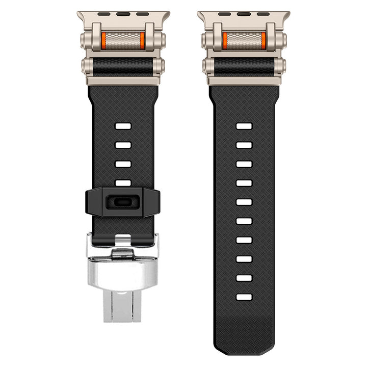 Smartwatch accessory: comfortable & durable silicone strap for unisex users.