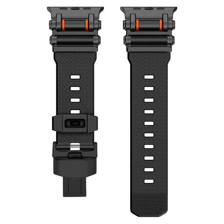 Flexible silicone performance watch band, suitable for all-day wear.