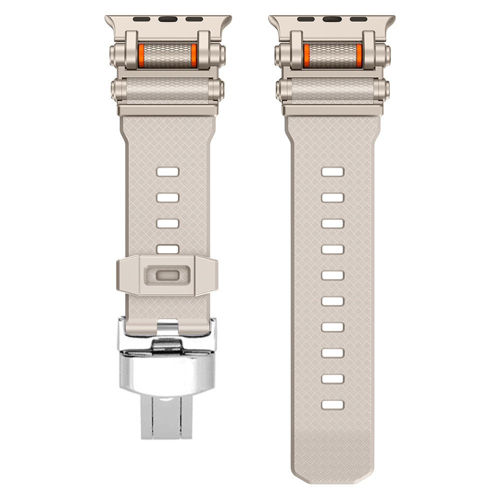 Comfortable performance silicone smartwatch strap for enhanced daily wear.