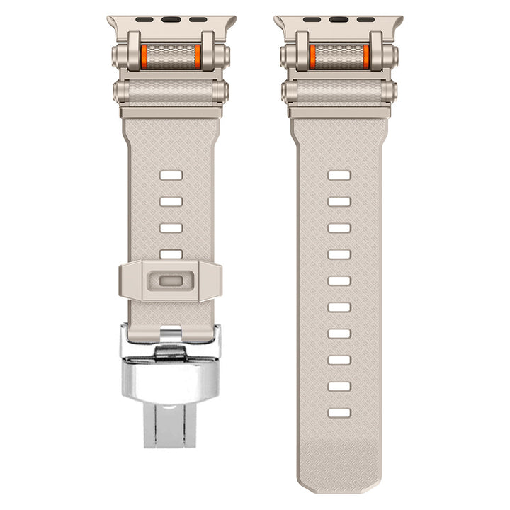 Comfortable performance silicone smartwatch strap for enhanced daily wear.