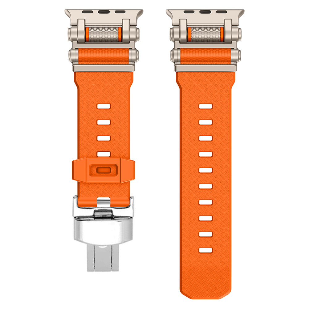 Onyx silicone band for smartwatches, a flexible and fashionable strap.