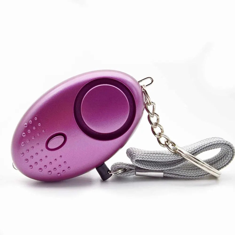 Emergency personal protection: a 130 dB loud alarm with LED light, perfect for all ages & discreet carry.