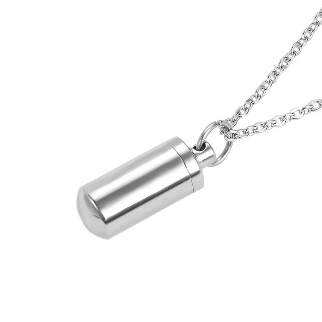 Thoughtful loss gift: personalized memorial urn necklace for ashes, a unisex remembrance keepsake.